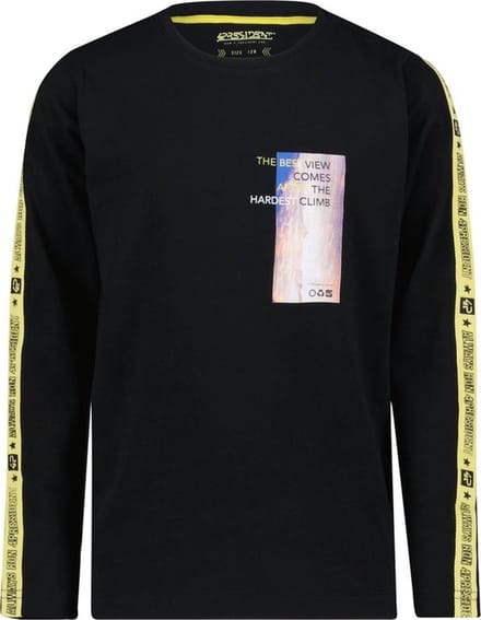 4PRESIDENT T-shirt jongens - Black - Maat 152