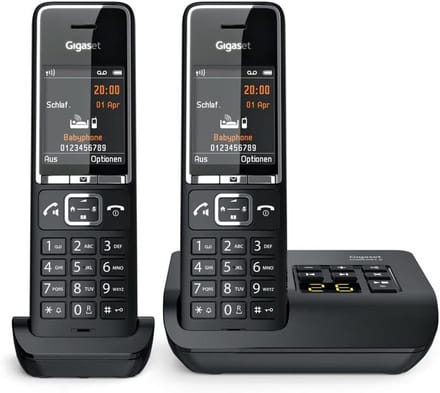 Draadloze DECT Telefoon met Antwoordapparaat en Extra Handset