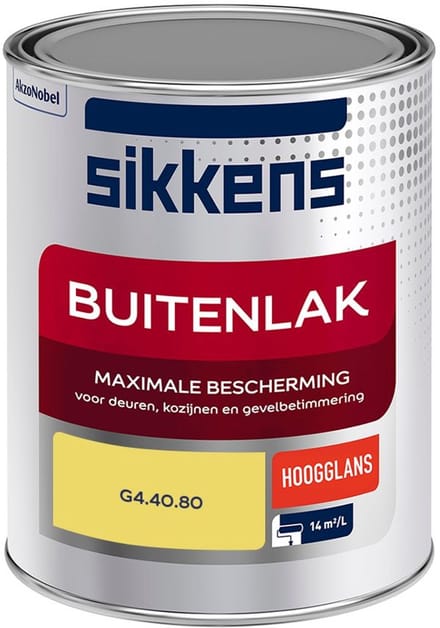 Sikkens - Buitenlak Hoogglans - G4.40.80 - Mengverf - 1 L