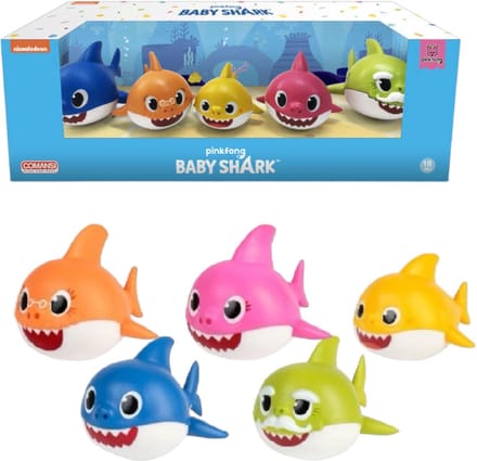 Comansi Baby Shark Gift Box Set Mini Figuur (5) Mini-Figuur