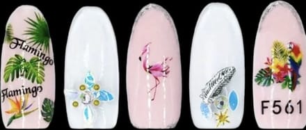 Nagelstickers Summer ( 561 ) 12 x 7.5 cm