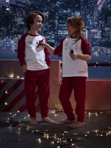 Bjorn Borg Pyjama Set Met Stiften Santa Maat 110-116