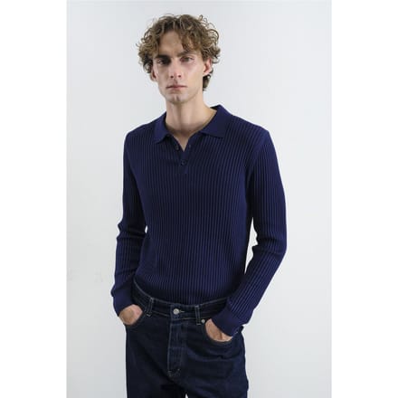 Slim Fit Poloshirt met Kraag