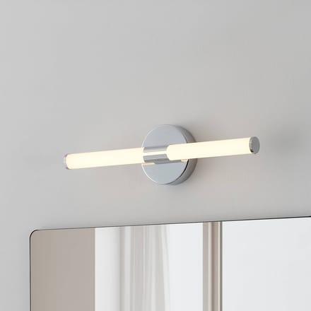 EGLO LED wandlamp Ramola, chroomkleurig, breedte 45 cm, IP44, CCT