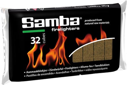 Samba Aanmaakblokjes Bruin (32 Stuks)