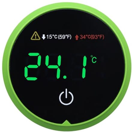 Digitale aquariumthermometer met LED-display en draadloze temperatuurmeting