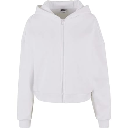 Urban Classics - Cozy Short Vest met capuchon - XL - Wit