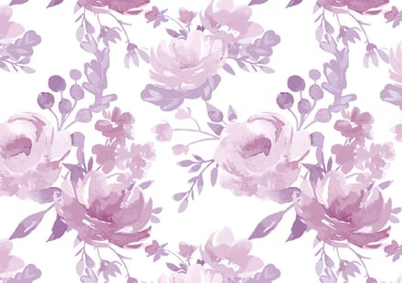 SUSY CARD Cadeaupapier Aquarel Rozen op rol