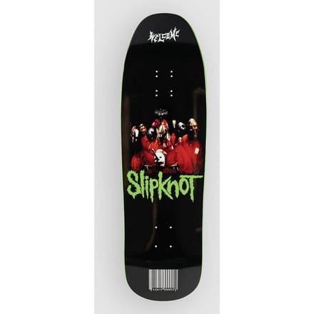 Welcome X Slipknot Self-Titled on Gaia 9.67" Skateboard Deck zwart
