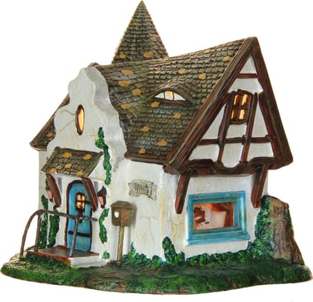 LuVille Efteling Miniatuur Huis van Roodkapje - L18 x B15,5 x H17 cm