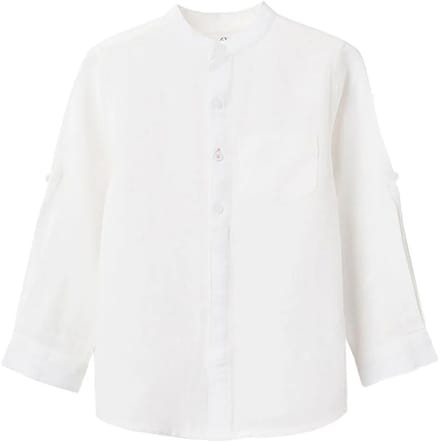 Zippy 3107015501 Overhemd Met Lange Mouwen Wit 4-5 Years Jongen