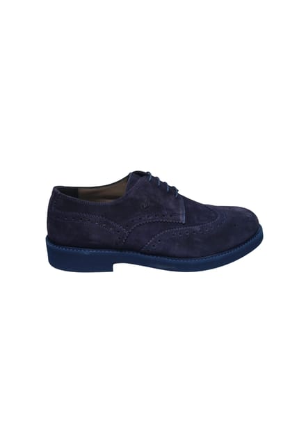 pb10323G9ecam750 Pollini Men Suede Blue