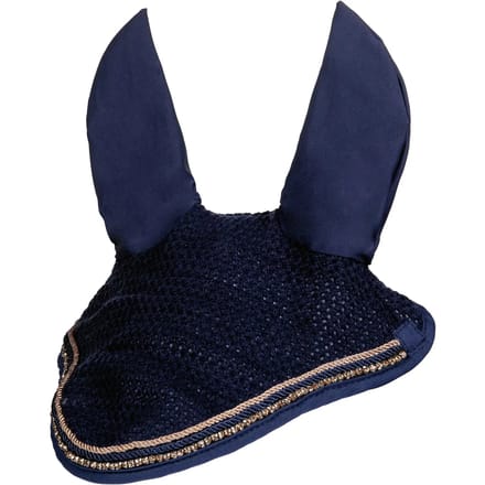 HKM OORNETJE ROSEGOLD GLAMOUR STYLE Donkerblauw