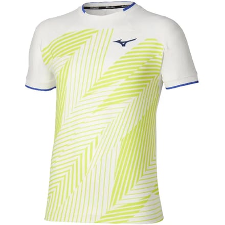 Mizuno Stargazer Shadow Graphic T-shirt Met Korte Mouwen Geel M Man