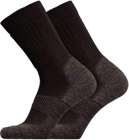 Uphillsport Wandelsokken Operator Halfhoog Bamboe Zwart Mt 43-46
