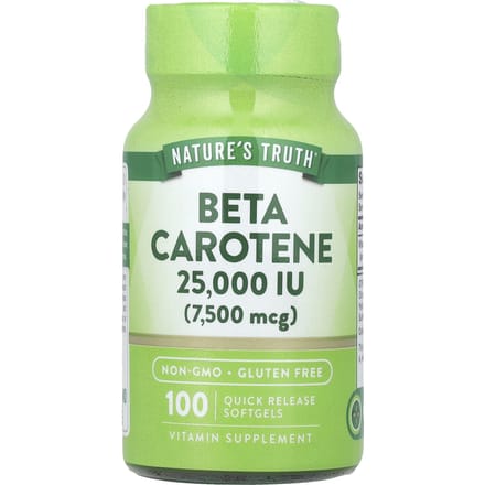 Nature'S Truth, Bèta-caroteen, 7.500 mcg(25.000 IE), 100 Softgels