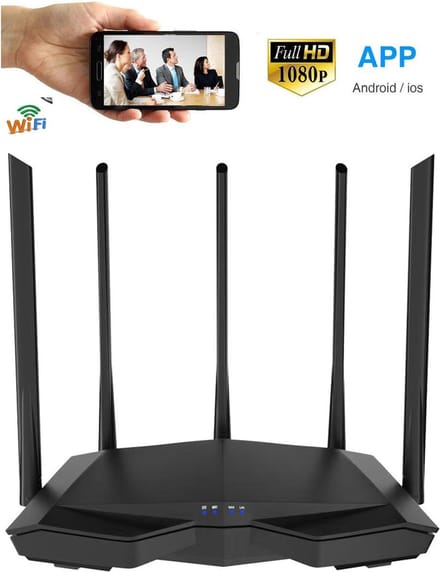 Viatel 1080P Full Hd Wifi Router Camera Ip Mini Camera Bewegingsdetectie Home Security Router Cam Signaal Versterker Cam