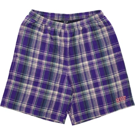 Cortland Flannel Easy Short herenshort paars
