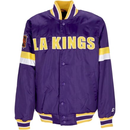 Bomberjack Heren NHL Vintage Diveplay Satijnen Varsity Jacket Loskin