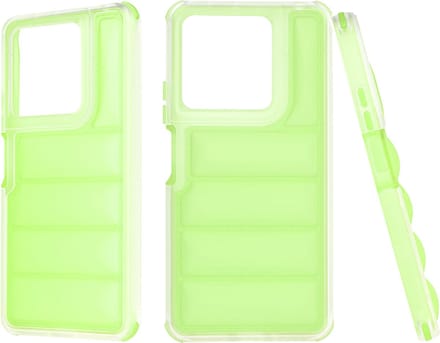 Hoesje geschikt voor Xiaomi Redmi Note 13 5G - Techsuit Wave Shield Shockproof Hard Case Back Cover - Groen