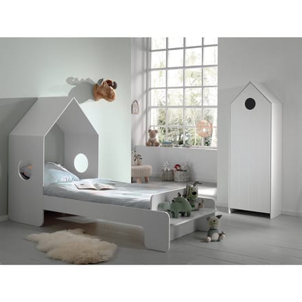 Dream Tree Kinderkamer Haven 2-delig 90 x 200 Wit