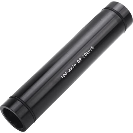100mm Fietswiel Vorkas Aluminiumlegering 20mm naar 15mm Steekas Naafadapter voor Mountainbikes gray