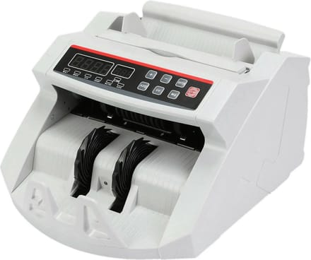 Geldtelmachine - Geldteller - Biljettelmachine - 1000 biljetten per minuut - Grijs