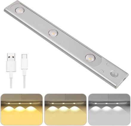 Kastlamp met bewegingsmelder en oplaadbare LED-verlichting