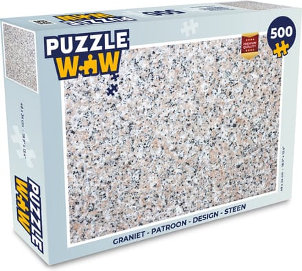 Puzzel Graniet - Structuren - Design - Steen - Legpuzzel - Puzzel 500 stukjes
