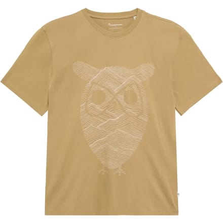 T-shirt met print aan de voorkant KnowledgeCotton Apparel