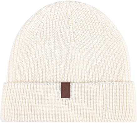 Norfolk - 70% Merino wol Muts - Premium Gebreide Muts - Wintersport Muts - Warme Mutsen - Wintermuts - Crème - One Size - Norwick