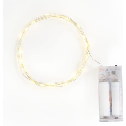Micro LED snoer lampjes met timer 6/18u, 20 LED's