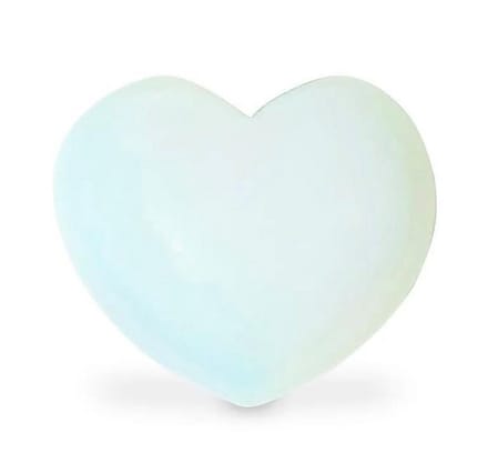 Edelsteen Hart Knuffelsteen Opaliet 25x25mm
