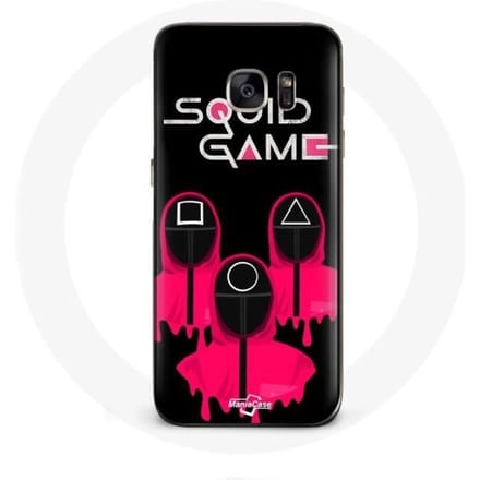Case voor Samsung Galaxy S7 Edge Squid Game Masks Vierkante Driehoek en Cirkel