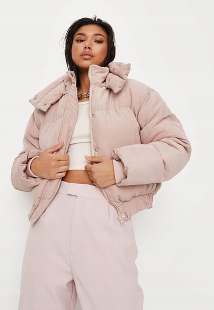 Missguided - Donsjack - Roze - Maat 36