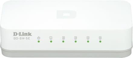 D-Link GO-SW-5E 5-Port Fast Ethernet Unmanaged Desktop Switch