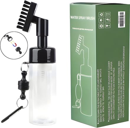Stripe watergolfborstel 150 ml met magneet en karabijnhaak