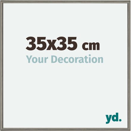 Your Decoration - Fotolijst 35x35 cm - Aluminium - Mercury Structuur - New York