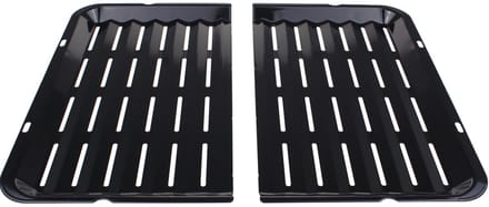 BOSCH - Geëmailleerde grillplaat voor oven, 2-delig - 00577715