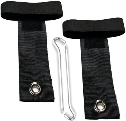 Grondpen Set - Paneel Anker - Buiten Beveiligen - Winddicht Ontwerp - 18.6 x 10.2 cm - Standaard