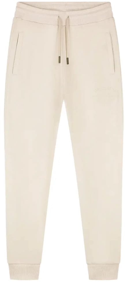 Malelions permanent vacation joggingbroek in de kleur ecru.