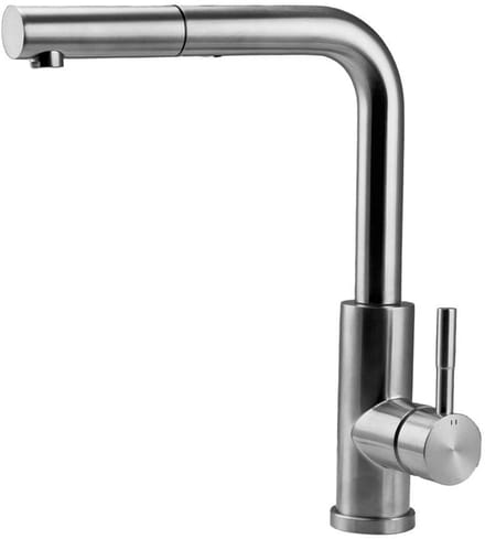 Keukenkraan RVS met uittrekbare uitloop PS8041-02 Pure.Sink
