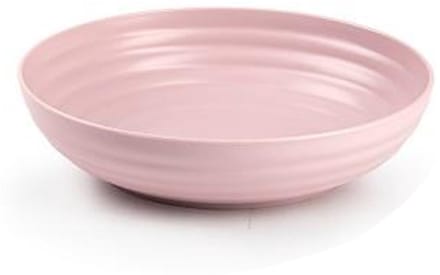 Plasticforte Soepkommen - D22 x H5.5 cm - oud roze - kunststof - onbreekbaar - servies