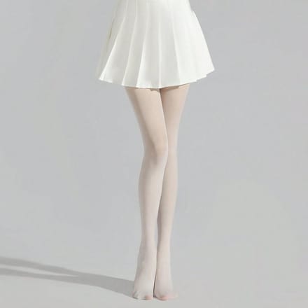 1 Paar Witte Panty's voor Dames Stretch Dunne Witte Panty's Kousen Panty's Dames Panty's M white