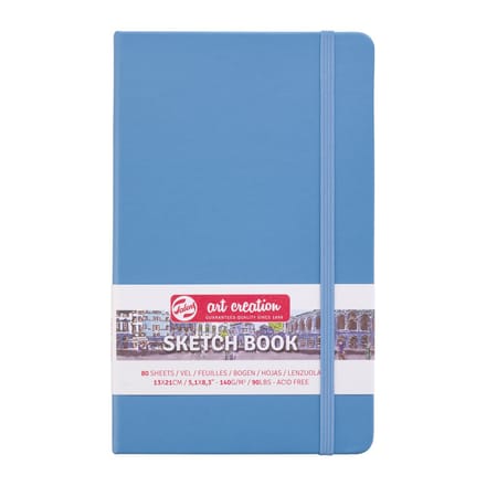 Schetsboek talens art creation 130x210mm blauw | 5 stuks