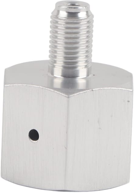 Allecto - CO2 Regulator Adapter - Aluminium Thuisbrouwerij Accessoire - Stevige kwaliteit - Brouwen van bier - 3/8 naar CGA320 - Geschikt voor hobb...