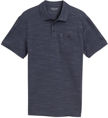 Tom Tailor - Poloshirt met borstzak - Maat S - Blueish Grey