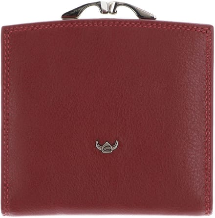 Golden Head Leren portemonnee Polo RFID Protect Bügelbörse 2049 Rot donkerrood
