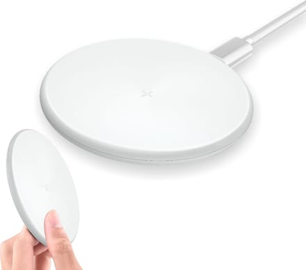 Phreeze Draadloze Oplader - Qi Wireless Charger - Draadloos opladen telefoon - Wit - Universeel