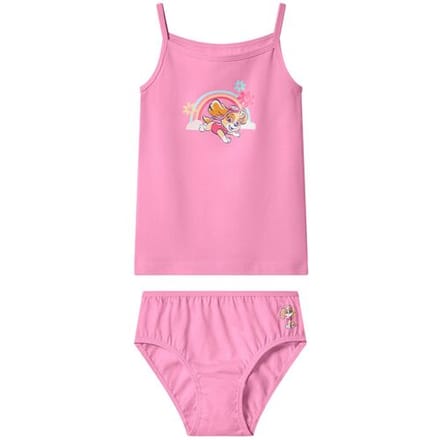 LUPILU Kinder ondergoedset Paw Patrol 2-delig (Roze, 122/128)